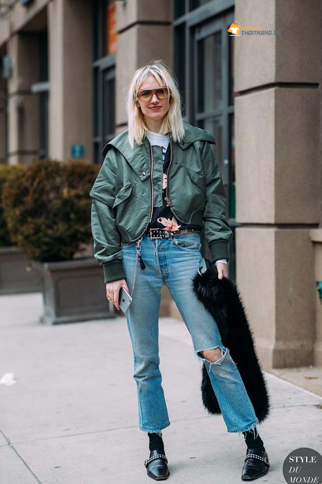 ẢN PHỐI THỜI THƯỢNG CÙNG ÁO KHOÁC BOMBER
