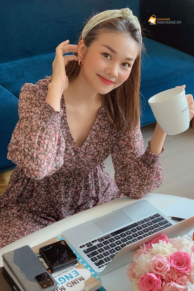 Váy thiết kê thoải mái, màu sắc nhã nhặn cho công việc ở nhà thêm năng suất